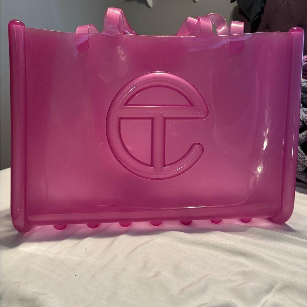 TELFAR X MELISSA PINK JELLY SHOPPER